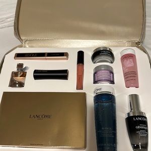 Lancome Makeup Set with Gold Case